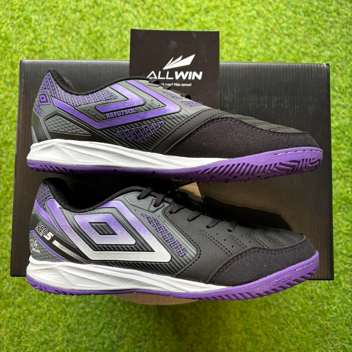 Chuteira Umbro Pro 5 Bump Club Billy BR Futsal- Futsal