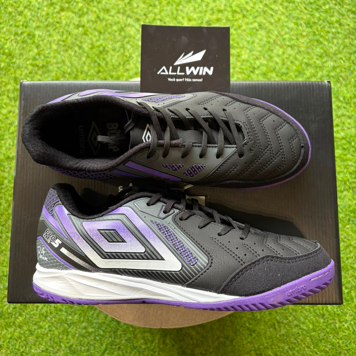 Chuteira Infantil Umbro Pro 5 Bump Club Billy BR Futsal- Futsal